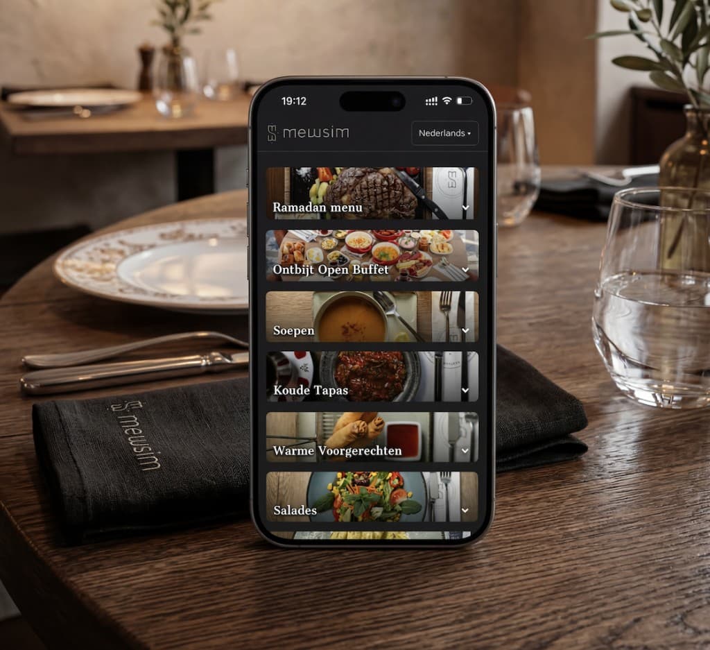 QR-menu voor de moderne horeca